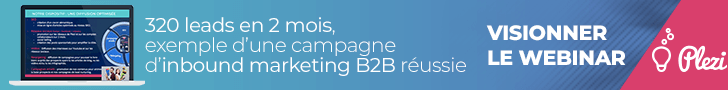 Visionner le webinar : "320 leads en 2 mois"