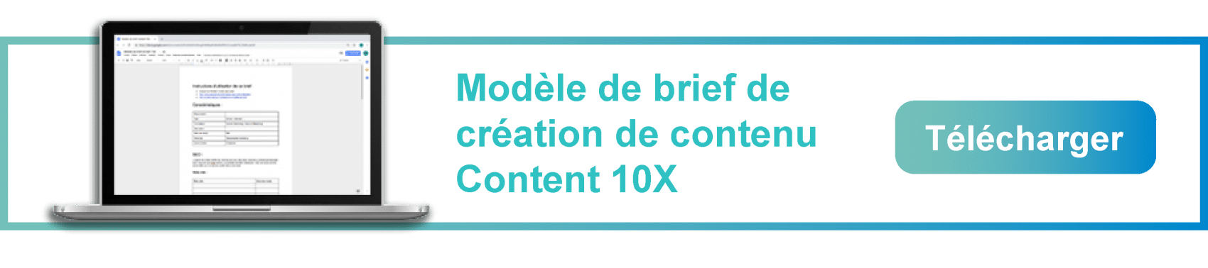 Télécharger le modèle de brief éditorial contenus 10x