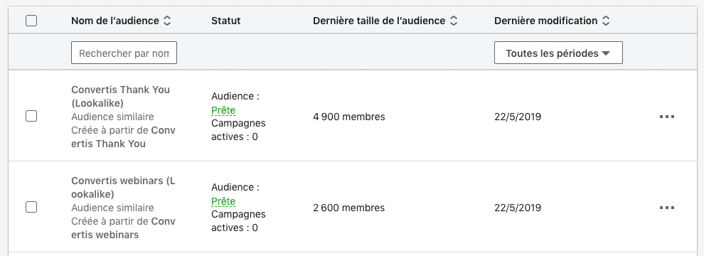 Création d'une audience similaire (lookalike) sur linkedin