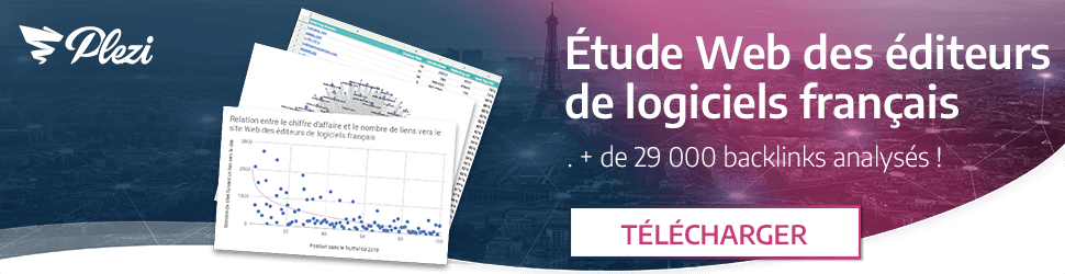 télécharger l'étude sur le Web des éditeurs de logiciels français