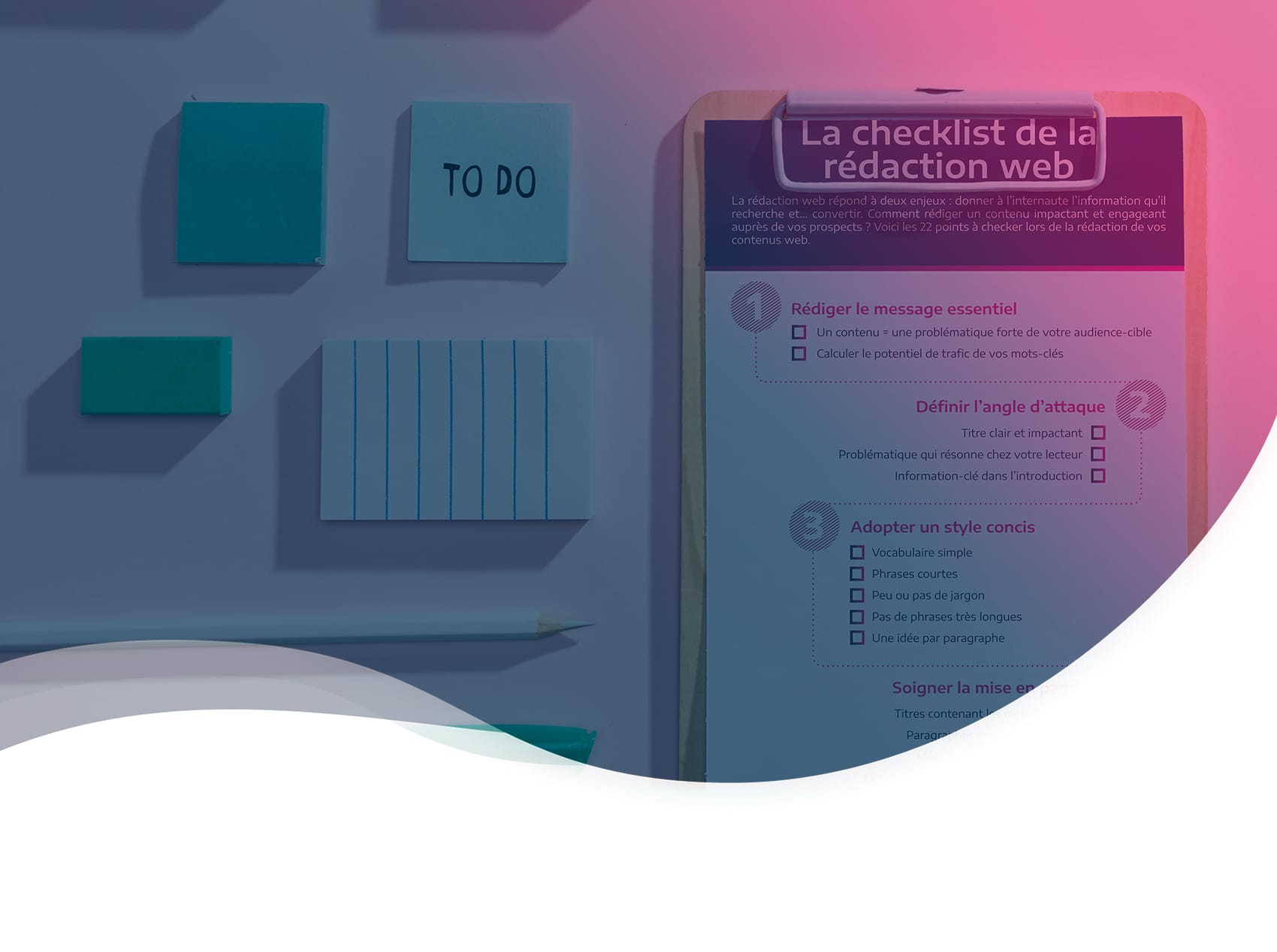 Infographie – La checklist de la rédaction web