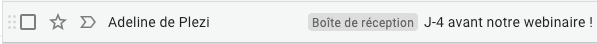 Exemple d'ajout du nom d'expéditeur dans un emailing B2B