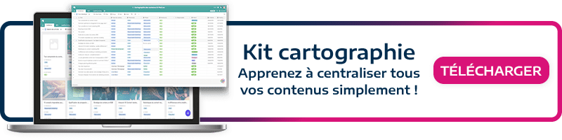 Téléchargez notre kit marketing ! La cartographie complète pour apprendre à centraliser vos contenus simplement