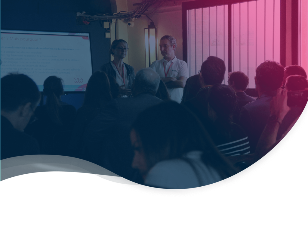 header de l'article résumé de la conférence sur l'alignement sales marketing par Plezi et Winbound