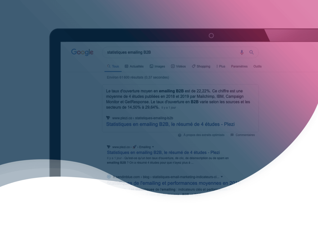 Header de l'article sur les émoticones dans les résulats de recherche Google