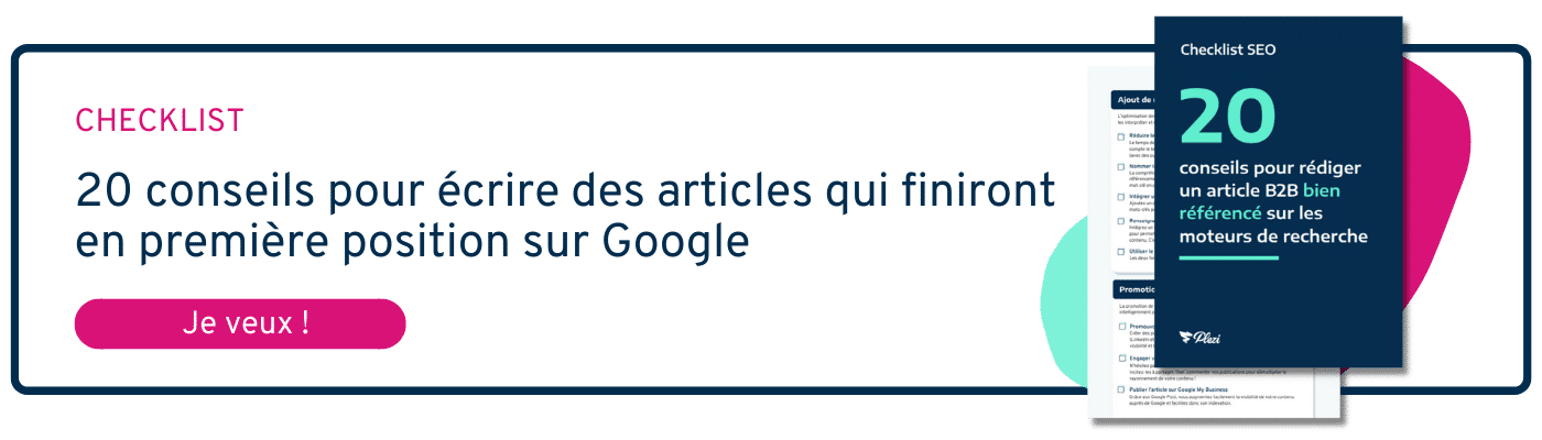 cta permettant de télécharger la checklist du SEO