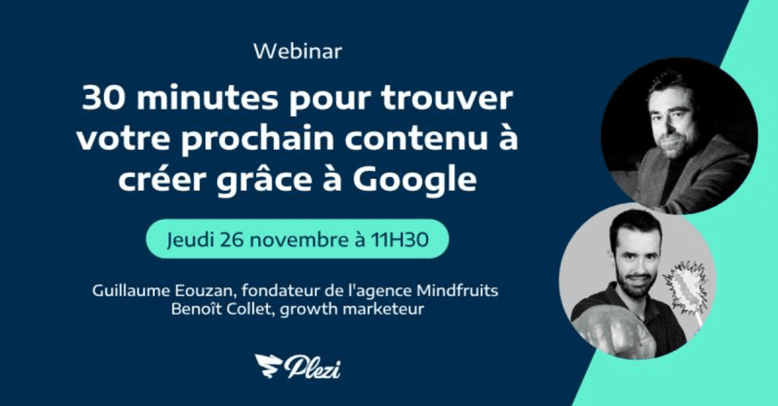 exemple d'une bannière faisant la promotion d'un webinar