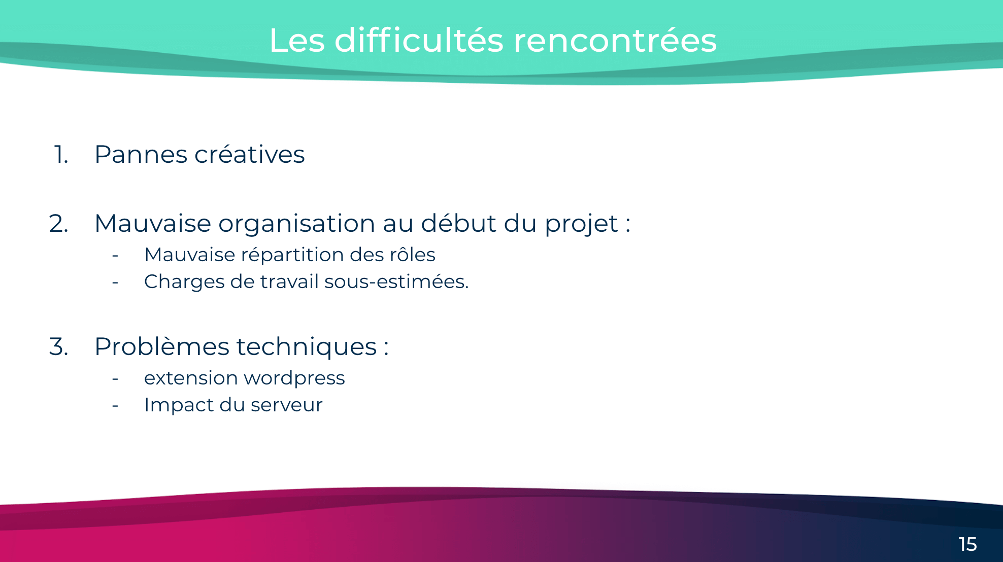 slide d'un webinar b2b présentant un retour d'expérience