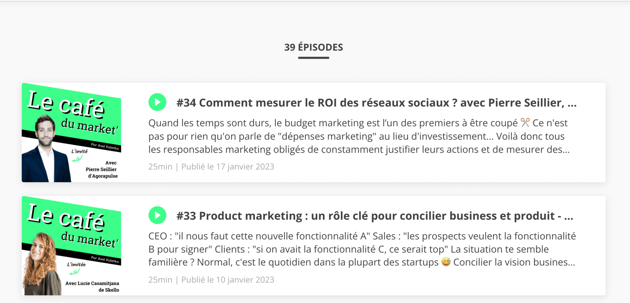 exemple de podcast B2B