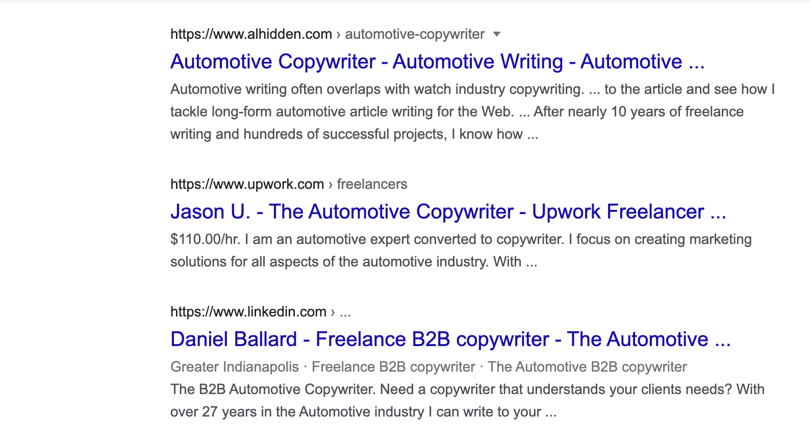 automotive copywriter 2