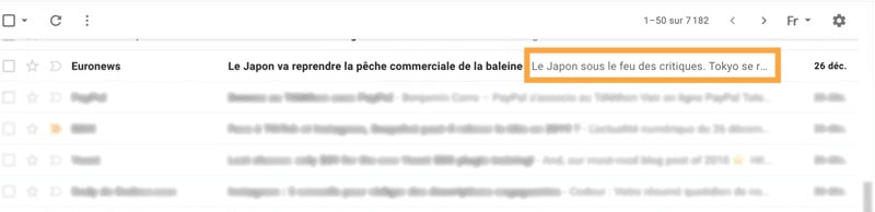 exemple d'objet de mail et de pré-header