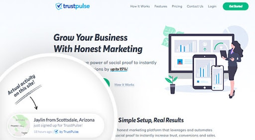 trustpulse outil preuve sociale