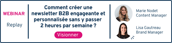 Télécharger le replay du webinar Plezi sur la création d'une newsletter B2B engageante 