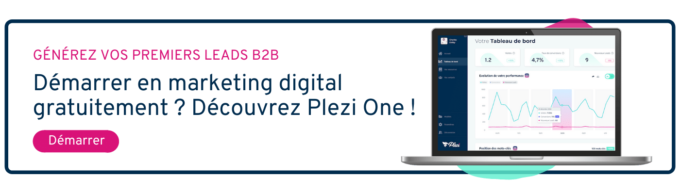 CTA - 400 - Plezi One - demarrer marketing digital