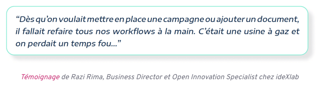 Témoignage d'un client plezi sur le marketing automations et les workflows