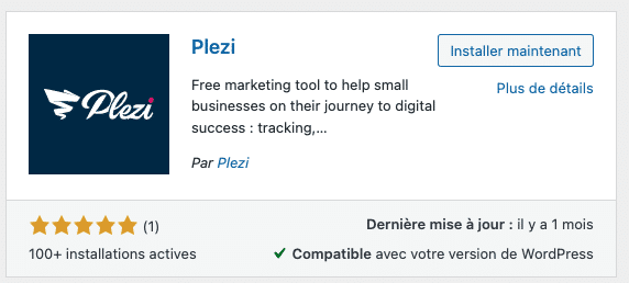 Plugin wordpress plezi one