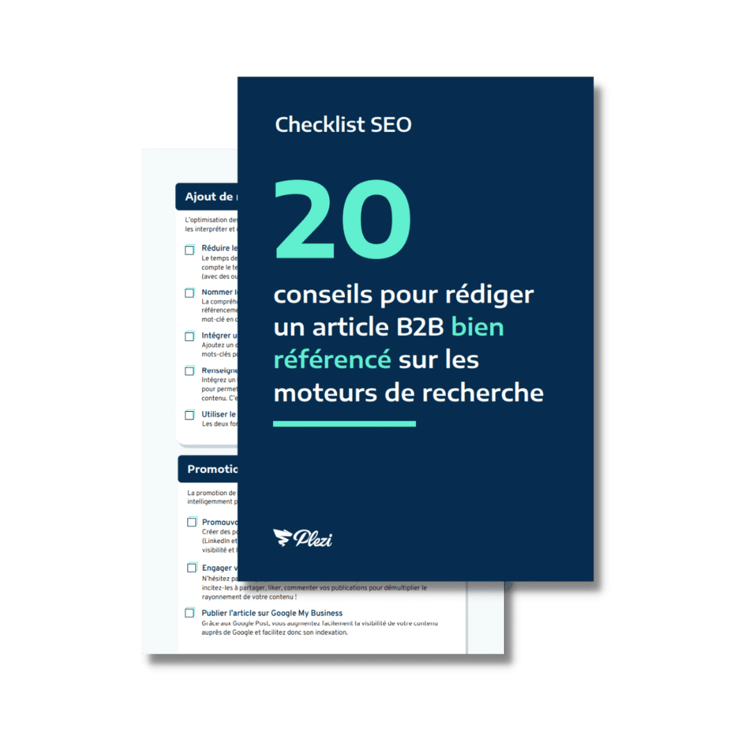 checklist seo B2B