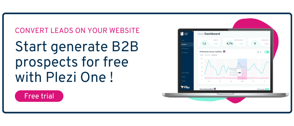 start generate B2B prospects for free with plezi oneplezi one