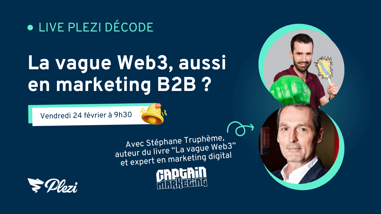 Plezi Décode saison 2 épisode 3 sur la vague web 3 avec Stéphane Truphème pour la sortie de son livre