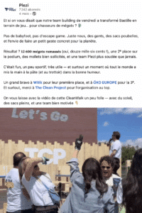 Post LinkedIn vidéo sur le compte de Plezi