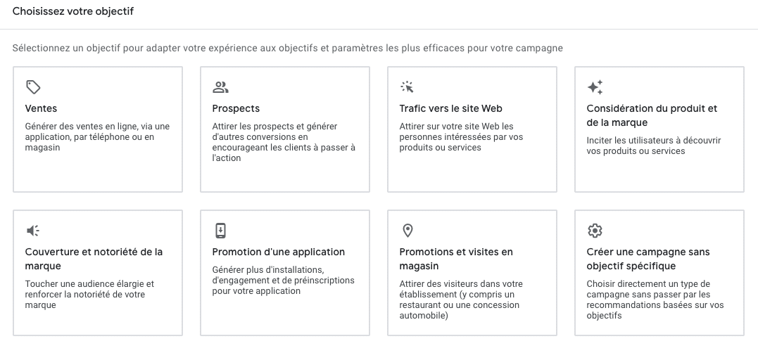 Comment choisir votre objectif de campagne Google Ads ? | Pellerin Formation