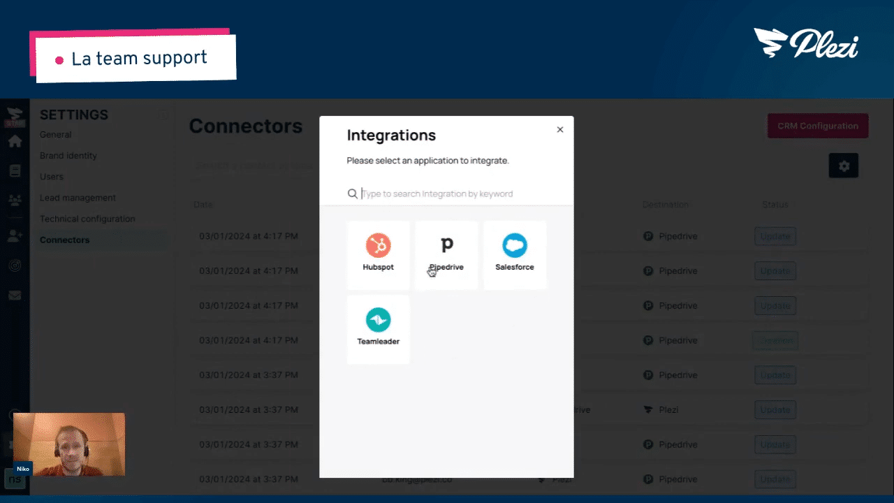Nos experts vous accompagnent à connecter vos CRM
