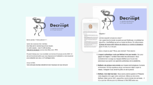Newsletter Decriiipt