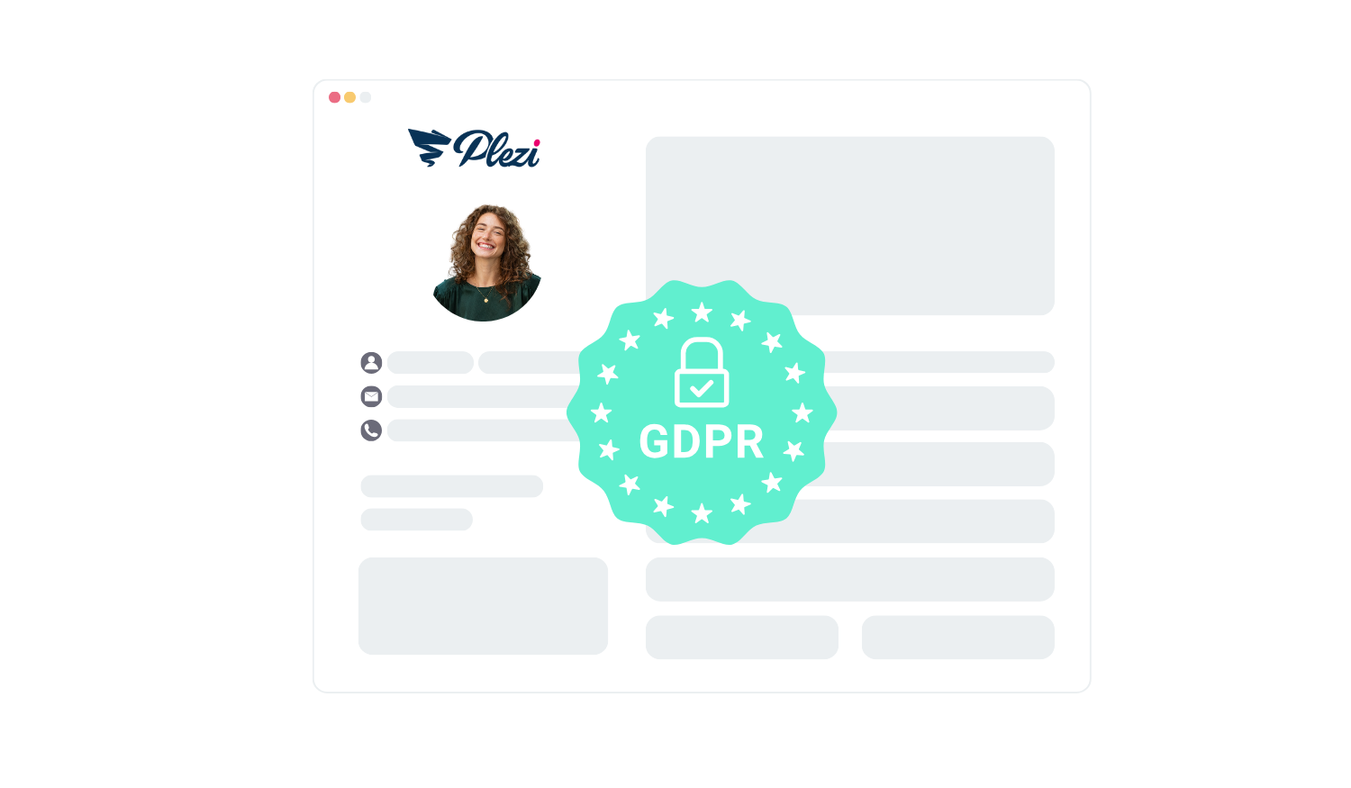 Data protection - secure - GDPR - Plezi