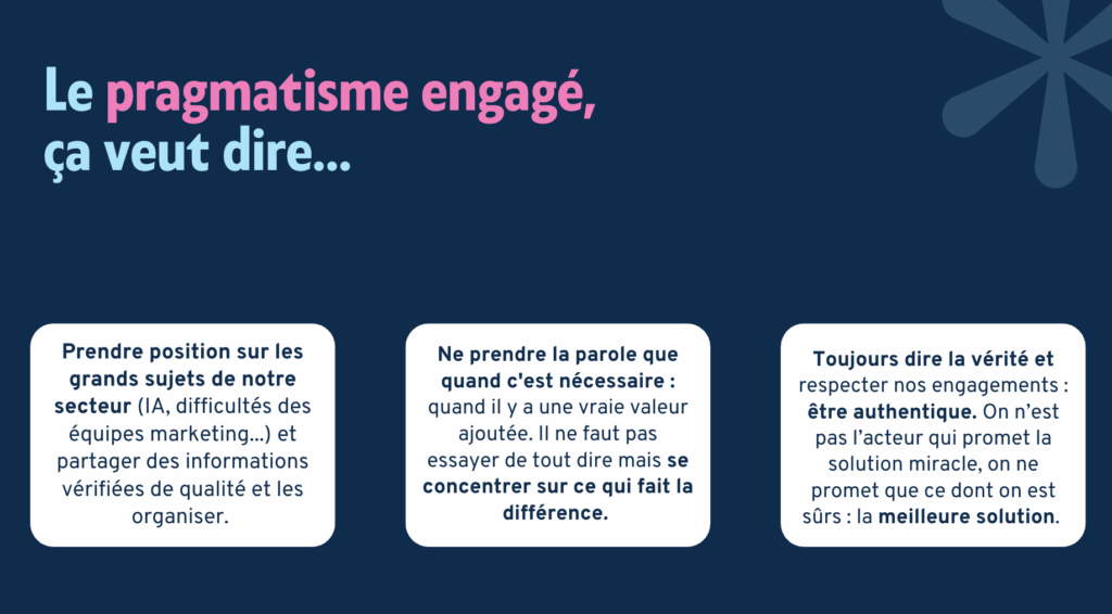 Pragmatisme engagé 